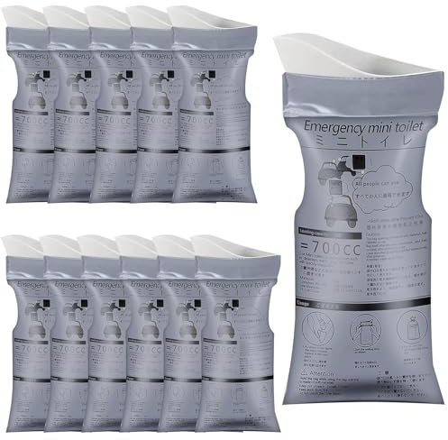 ZOCONE - Bolsa de orina desechable, 700 ml, para mujer, hombres, superabsorbentes, bolsas de orina, para niños, para camping, viajes, atascos, bolsas para vómitos