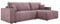 Ecksofa Mit Bettkasten POSO XL Hochwertige L-Form Couch Mit Schlaffunktion, Cordstoff, Wellenfedern, Universelle Ottomane, Komfortabel Und Abriebfest | Poso 27 | 274x143x83 cm Farbe: Schmutziges Rosa