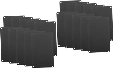 CAXUSD 2 Sets Metall-wandhalterung Türschild Aluminiumschild Für Büro Namensschild Gravur Dekoratives Accessoire Für Zuhause 10 Stück X 2