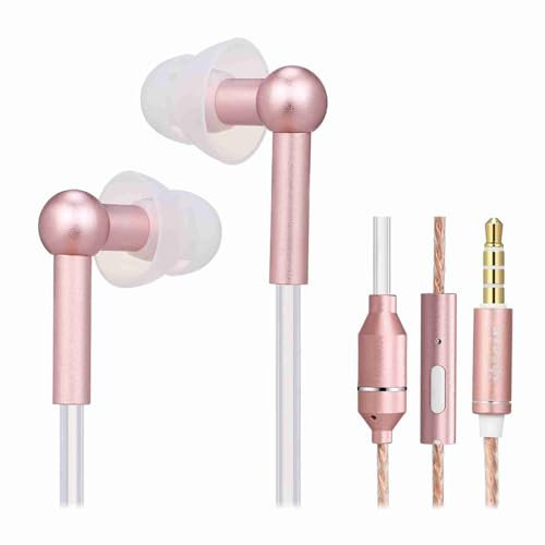 SHUAIGUO FC31 Luftschlauch Anti-Strahlung In-Ear-Kopfhörer 3,5 mm Kabelgebundenes Musik-Headset Strahlungsfreier Kopfhörer Rauschunterdrückungs-Lautstärkeregler mit Mikrofon