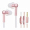 SHUAIGUO FC31 Luftschlauch Anti-Strahlung In-Ear-Kopfhörer 3,5 mm Kabelgebundenes Musik-Headset Strahlungsfreier Kopfhörer Rauschunterdrückungs-Lautstärkeregler mit Mikrofon