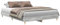 vidaXL Bettgestell ohne Matratze Grau Sonoma 140x200 cm Holzwerkstoff, Bettrahmen, Bett, Palettenbett, Schlafzimmermöbel, Doppelbett, Plattenbett