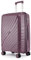 Fly Kite Luggage 28 Inch Large Suitcase 100% Polypropylene Hard Shell with Aluminium Trolley Handle, Real TSA 3 Digit Secure Lock 360° Smooth Wheels Lightweight Suitcase|Purple