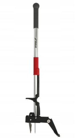 Unkrautstecher DEDRA Länge 100 cm, robust Aluminium + PP, hohe Widerstandsfähigkeit, schneidende Klingen, einfache Handhabung, benutzerfreundlich, schonende Entfernung