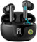 ePalZoneXP Wireless Earbuds Bluetooth 5.3 Headphones with 4 Noise Cancelling Mics, ANC ENC, HiFi Stereo Sound, LED Power Display, 40H Playtime – True Wireless Earphones UK (ENC Only, Black)