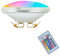 JHXHFJXZ Luz LED RGB subacuática con control remoto PAR36, 9 W, 12 V, regulable, for piscinas enterradas, resistente al agua, IP65 Adecuado para garajes, almacenes y fábricas.
