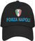 Vulfire Napoli Cappello Uomo Donna Regalo Tifoso Originale Idee Regali per Lui e per lei per Natale Taglia Unica Cappello Nero con Visiera Sportivo Calcio. (IT, Testo, Taglia Unica, Nero)