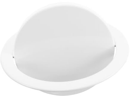 Holibanna Couvercle Poubelle Encastré Acier Inoxydable Avec Rabat Pivotant Pour Cuisine Bureau Salle De Bain Design Simple Et Pratique