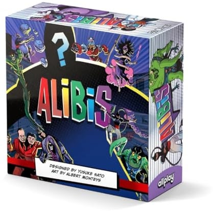 Alibis Party Game – Cooperative Whodunnit and Word Association for 2-6 Players, Ages 10+, Thinky Party Series