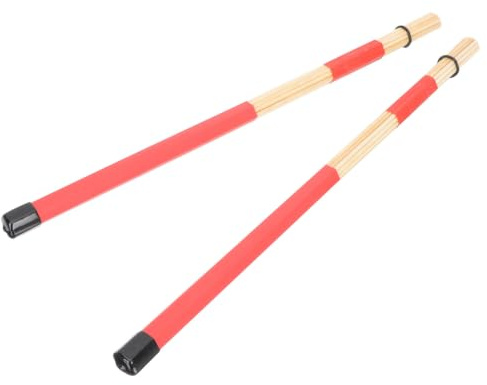 YARNOW Baguettes en Matériau Synthétique Confortable de Batterie Professionnelles Surface Lisse, pour Percussion et Batterie Jazz