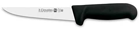 3 Claveles Cuchillo Deshuesar Ancho Proflex, Acero Inoxidable, Negro, 18 cm-7