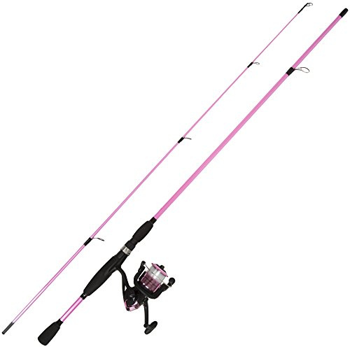 Wakeman 80-FSH3002 Angelrute, hot pink, 78 Inches, Width: 5.75 Inches, Reel Height: 5