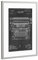 artboxONE Poster mit Rahmen Silber 30x20 cm Retro Schreibmaschine patent von Artkuu - gerahmtes Poster