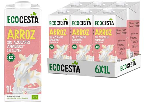 ECOCESTA - Bebida Ecológica Vegetal de Arroz - Pack 6 X1 L