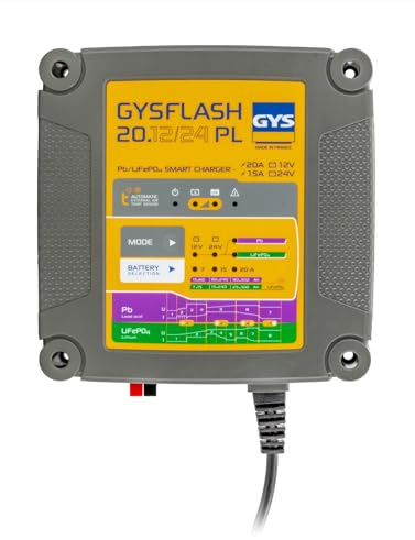 GYS GYSFLASH 20.12/24 PL 026049 Automatikladegerät 12 V, 24V 7 A, 15 A, 20A 7 A, 15A