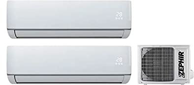 Zephir - Climatisation double 9000 + 12000 btu Classe A++/A+ ZRD9000 / ZRD12000 Dual Multi Smart