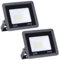 CLAR - Spot LED Extérieur, Projecteur LED Extérieur, Projecteur Exterieur LED, Projecteur LED 20W, Spot Exterieur LED, Spot LED Exterieur, Eclairage LED Exterieur, Spot Extérieur, 4000ºK (Pack 2)