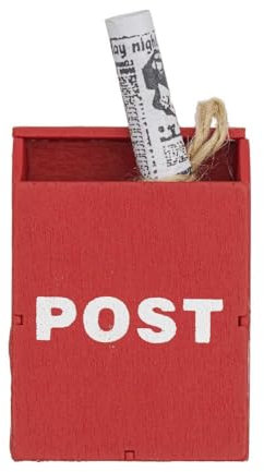 Miniatur-Briefkasten, 5 x 3,5 x 1,8 cm, 2 Stück