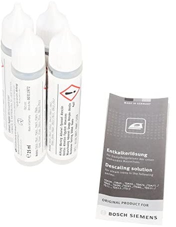 sparefixd for Bosch Steam Iron Descaler Solution Pack of 4 Limescale