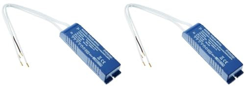 Knightsbridge 12V 20-60W Transformer, 60 W, Halogen Dimmable (Pack of 2)