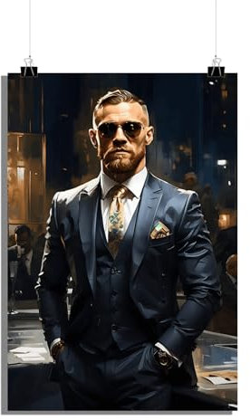 25 Artstreet Conor McGregorposter | UFC Legende | Conor McGregor Kunst | Kampfsymbol | Sport Wand Dekor | McGregor Porträt | Kampfsportstar | Perfekt zum Einrahmen (60x90)