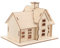 ERINGOGO 1Satz Puzzle Bausatz aus Holz für DIY Miniatur Modellhaus Kreatives Bastelset für Dekoration und Leicht und Langlebig