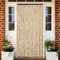 Toshilian Rideau de Porte Chenille, Rideau Anti-Mouches Rideau Moustiquaire Extérieur Moustiquaire Beige 118x220 cm Chenille