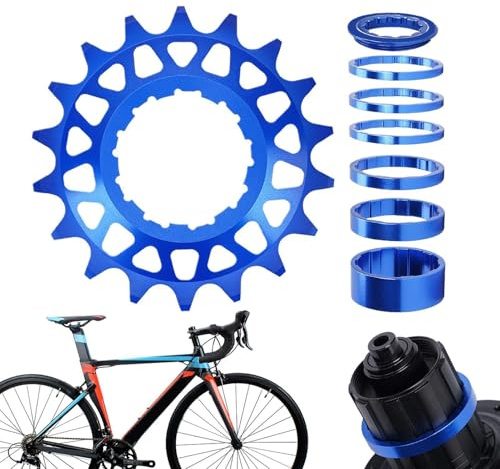 Fruusv kuggkrans 16T/18T frihjulsmodifiering | Cykel hastighetssprocket lämplig för barn, tonåringar, vuxna, nybörjare, mountainbike, vägcykling,