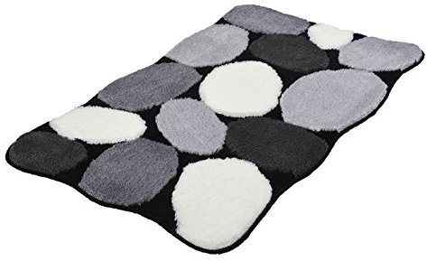 Kleine Wolke 8972926311 Badteppich Stone , 70 x 120 cm, schwarz