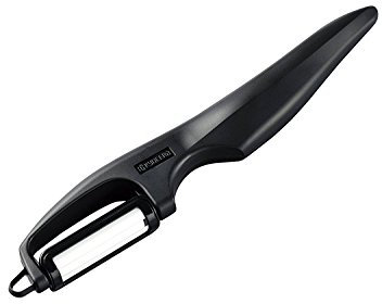 KYOCERA CP-11-BK Double Edge cermaic bladed Vertical Peeler-Black, Ceramics
