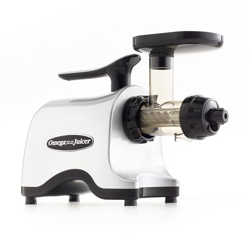 Omega Juicers TWN30S Twin Gear Juicer, Silver