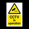 CCTV in Operation Window Sticker - Security, Camera, Closed Circuit TV, Warning Safety (MISC11R)