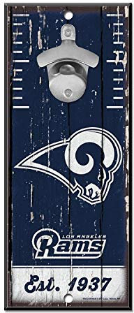 Wincraft Los Angeles Rams NFL Schild mit Flaschenöffner