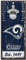 Wincraft Los Angeles Rams NFL Schild mit Flaschenöffner