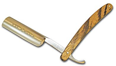 Giesen & Forsthoff Rasiermesser Zebranoholz 6/8, De Luxe