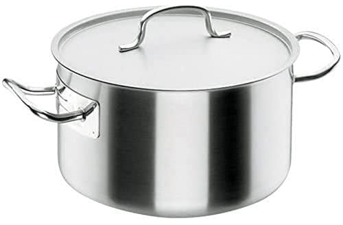LACOR - 50033 - Cacerola Alta con Tapa Chef Classic 32cm INOX