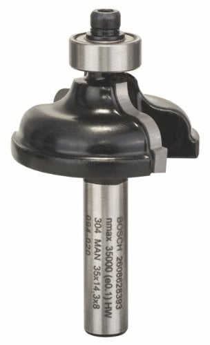 Bosch 1x PRO Profilfräser römisch klassisch (für Weichholz, Hartholz, Ø 35 mm, Professional Zubehör Handfräse, Kantenfräse)