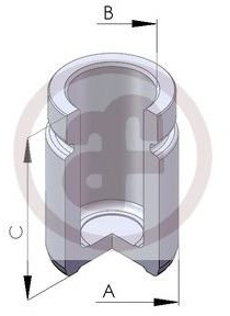 AUTOFREN SEINSA D02566 Bremssattel-Kolben 33mm Stahl