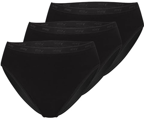 Mey Tagwäsche Serie Best of Damen Jazz-Pants (DE/NL/SE/PL, Numerisch, 46, Regular, Regular, 3 x schwarz)