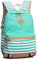 Leaper Streifen Canvas Reiserucksack Schulrucksack Laptoptasche Schulterrucksack Kinderrucksack