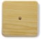 EDELIZON Abzweigdose 75 x 75 x 20 mm, Kiefernfarbe, mit Klemmen