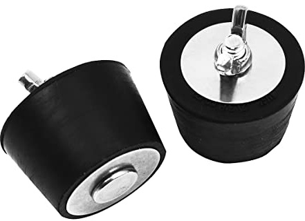 Shiwaki 2 Pack 38mm/1.5in Rubber Pool Winterizing Plugs, Expansion Gel Plugs for Pool Spa Pipe Fittings Maintenance