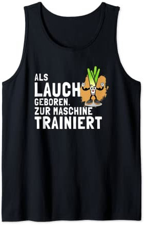 lustiges Fitness Kraftsport Gewichtheber Lauch Tank Top