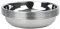Hespama 6 Pack Round Dinner Table Serving Plate, Stainless Steel