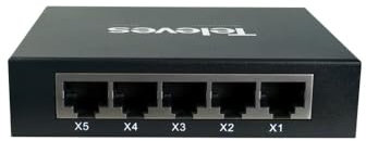 Switch ethernet L2+ 5x 10/100/1000 Mbps no gestionableTELEVES 768110