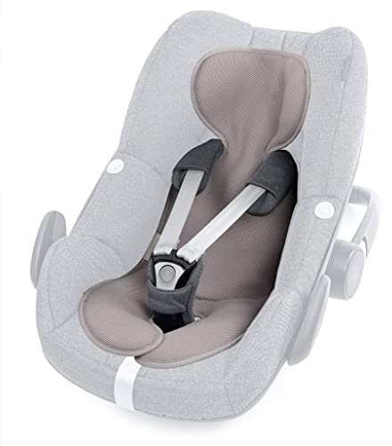 Liebes von priebes Coolair 2in1 Sitzauflage Babyschale Reboarder Gruppe 0 I Schonbezug 2 seitig verwendbar Meshstoff & Baumwollstoff I Sitzeinlage waschbar & atmungsaktiv I Sitzverkleinerer