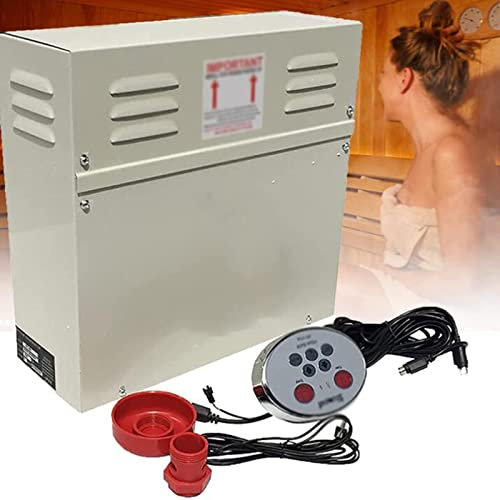 JINGEDD Sauna Heater 220v 380v 3kw 4.5kw 6kw 9kw 25-55°C Sauna Stove Electric Sauna Heater Stove with Digital Display External Controller Sauna Room Equipment for Traditional Sauna,220V-3000W