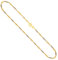 EDELIND Goldkette Damen 333 Gold Dünne 1,8 mm Kette Echtgold Singapurkette Bicolor Halskette Länge 40 cm mit Schmuck Geschenk Box Made in Germany