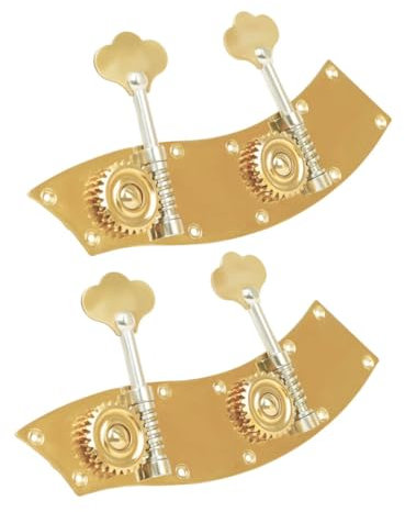 Toyvian 2stücke Doppelte Bass-stimmwirbel Praktische Stimmmechaniken Für Kontrabass Aus Langlebiger Kupferlegierung Einfache Handhabung Einsetzbar Für Professionelle Und Amateur-musiker