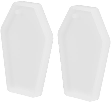 STOBOK 4 Stück Sarg Schlüsselanhänger Anhänger Gießen Gummibärchenformen Aus Silikon Sarg-backform Tuile-formen Aus Silikon Harzformen Für Anhänger Keksform Kristall Kieselgel Kuchenform